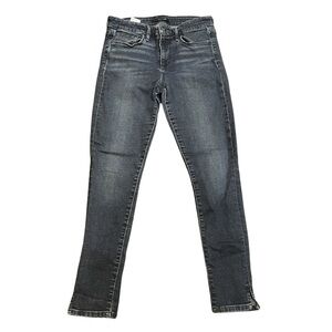 Joe's Jeans Dark Wash Skinny Jeans Slit Cropped Denim Size 29 Chic wear